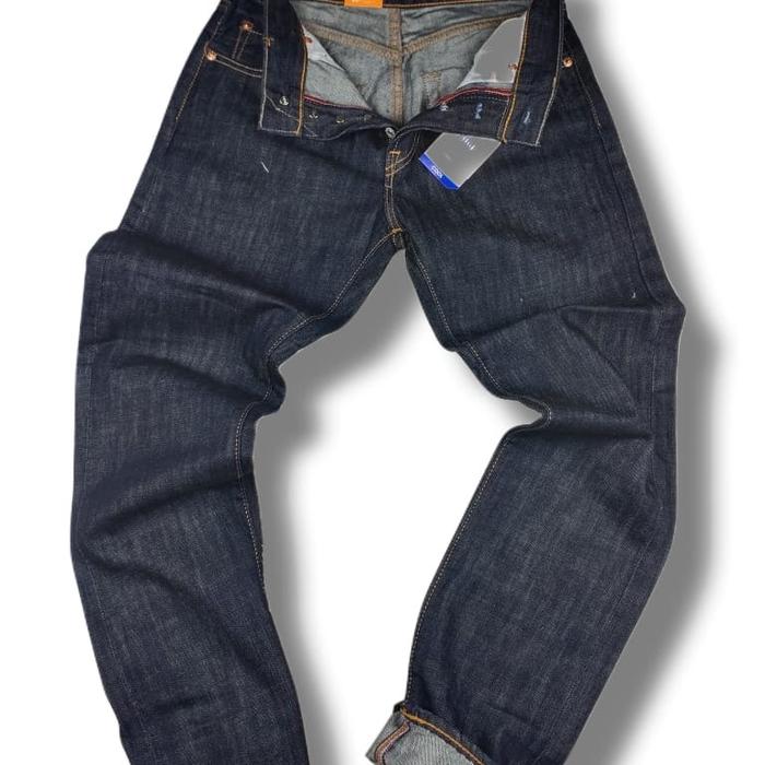 Celana jeans 501 jpn reguler fit ful kancing