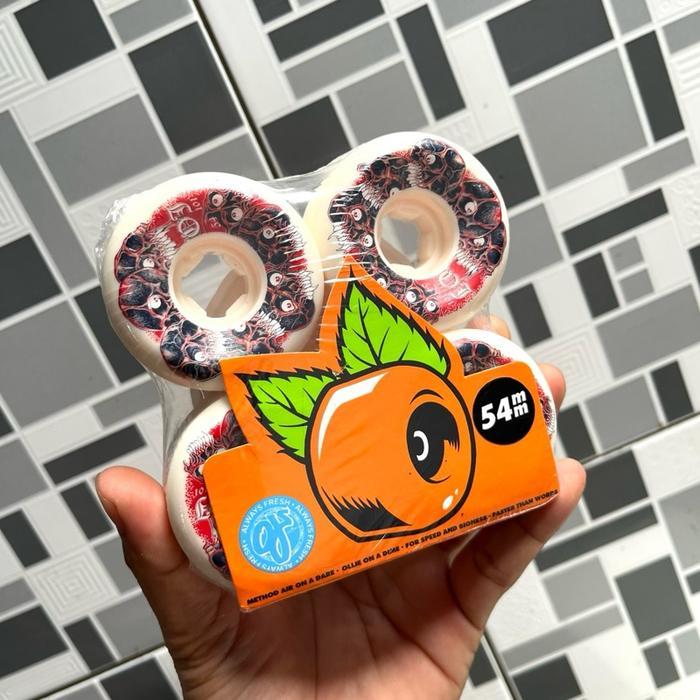 Oj Wheels 54mm 101a Grey Matter Juice Original White
