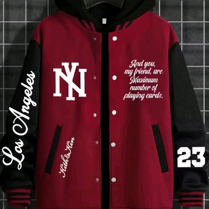 Jaket Pria Distro Big Size 8xl 7xl 6XL 5XL 4XL 3XL 2XL XL L M S Jaket Baseball Jepang Harajuku Hip H