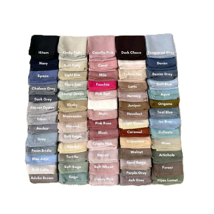 AULIA - Hijab SegiEmpat Basic Scarf (Polycotton Premium )