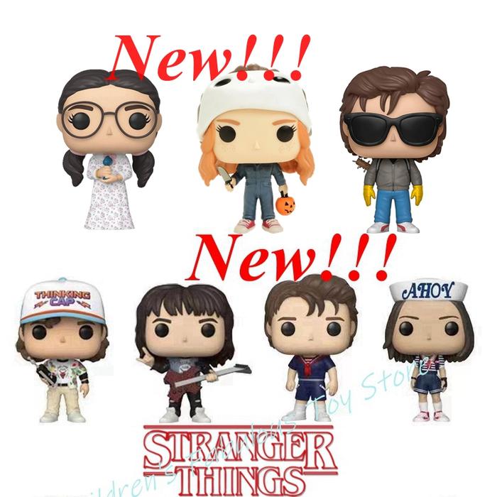 FUNKO POP Stranger Things Toys Dustin #1240 #1250 #638 Steve #675