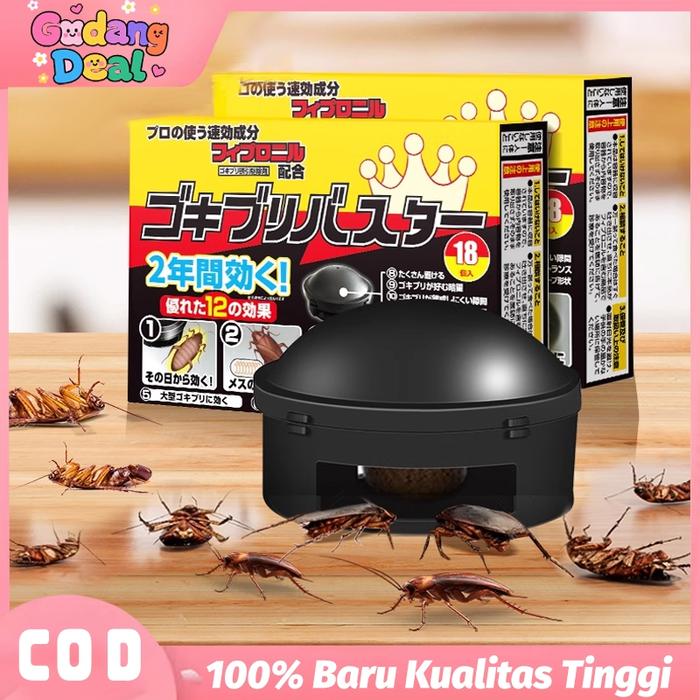 Racun Kecoa Earth Black Cap Pembunuh Kecoa Cepat Anti Kecoa Tanpa Bau Aman Untuk Rumah