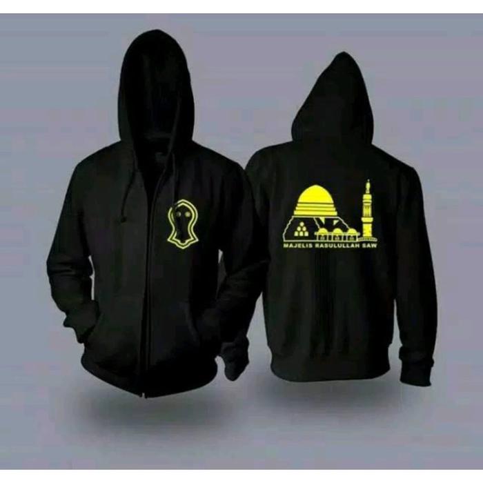 Jaket zipper dakwah majelis rosulullah saw