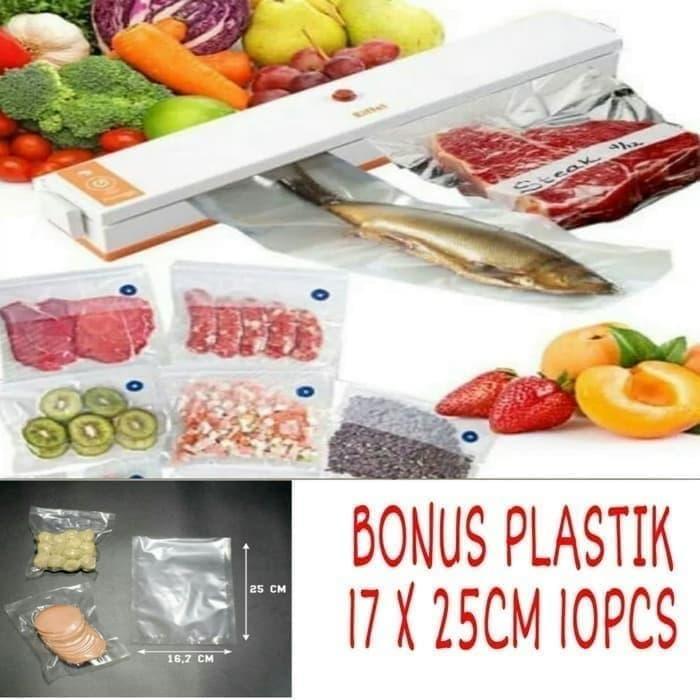 Vacuum sealer plastik makanan alat press vakum plastik makanan