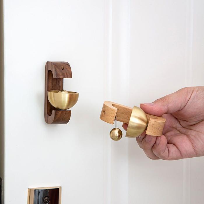 Bel Pintu Kayu/Bel Pintu Kenari/Aksesoris Stiker Bel Kulkas/Lonceng Pintu Kuningan/Lonceng Hadiah Lo