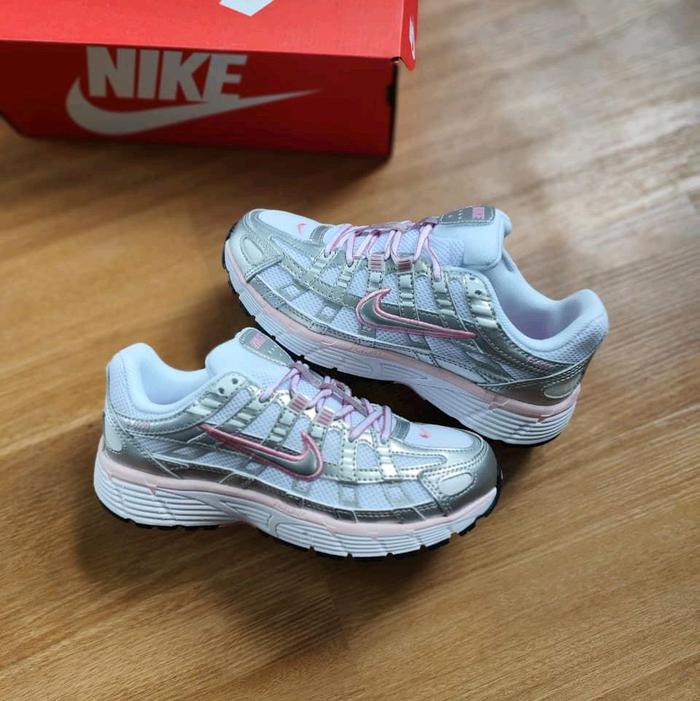 N1k3 Sepatu Olahraga Wanita Model N1k3 Air Max 2023 Warna Pink dan Putih dengan Desain Nyaman dan Ta