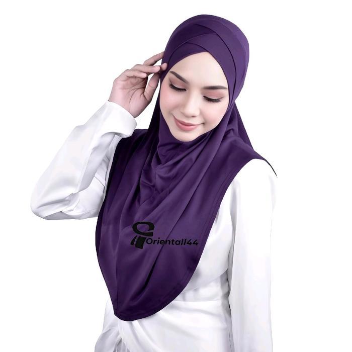 Hijab Bergo Maudy Turkey Jersey / Jilbab Maudy Turkey Jersey / Kerudung Jersey Maudy Turkey