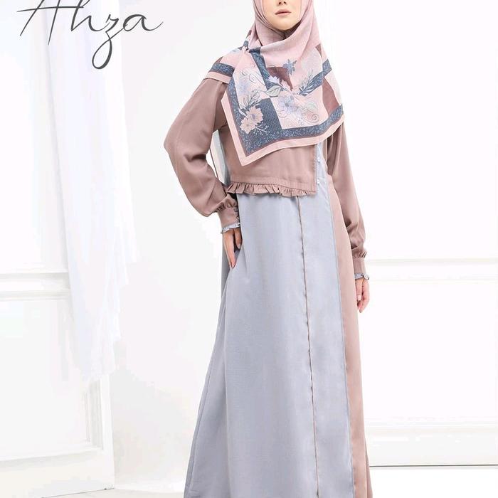 DRESSLIM COUPLE AHZA/BAJU GAMIS POLOS/GAMIS/BAJU RABBANI/GAMIS DEWASA/DRESSLIM RABBANI/RABBANI