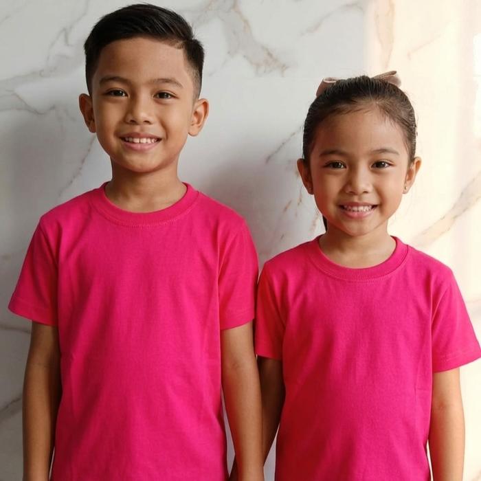KAOS POLOS ANAK CATTON COMBED ( KNITTO)