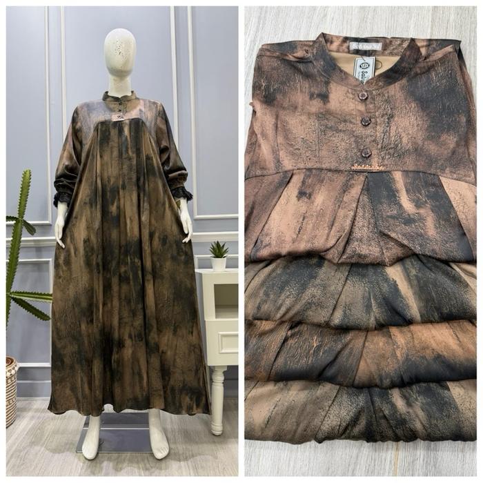 Salvina.Ys Gamis Dress Salvina jumbo jaguar silk