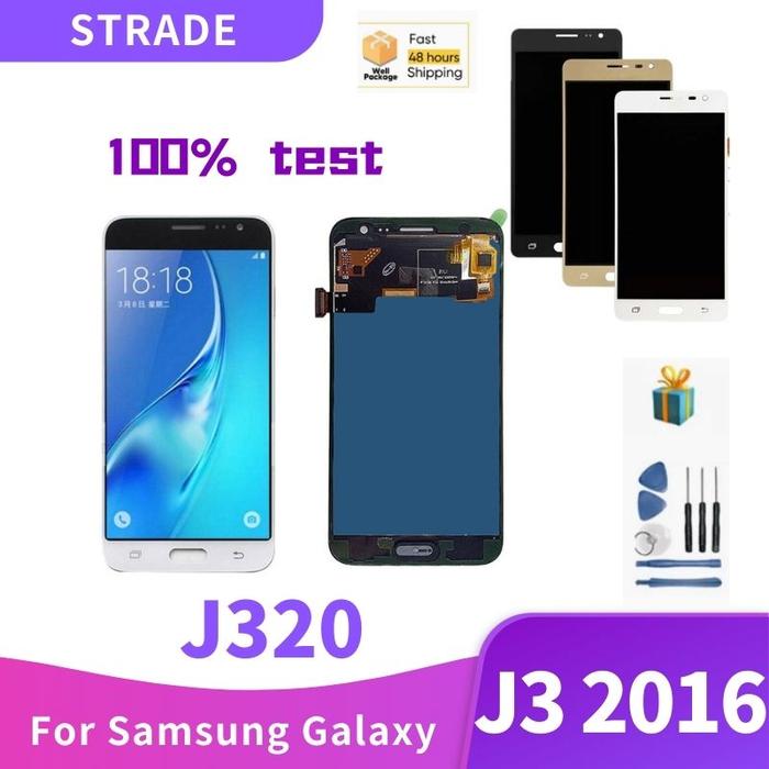 Amoled LCD SM-J320FN/F/M/H/DS for Samsung J3 2016 J320 J3 2015 J300