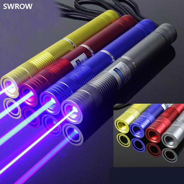 Powerful laser 450nm high power blue laser flashlight, adjustable