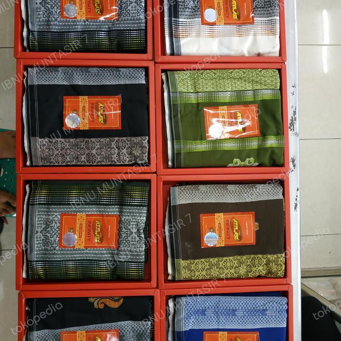 BERGARANSI sarung atlas infinity jacquard songket grosir