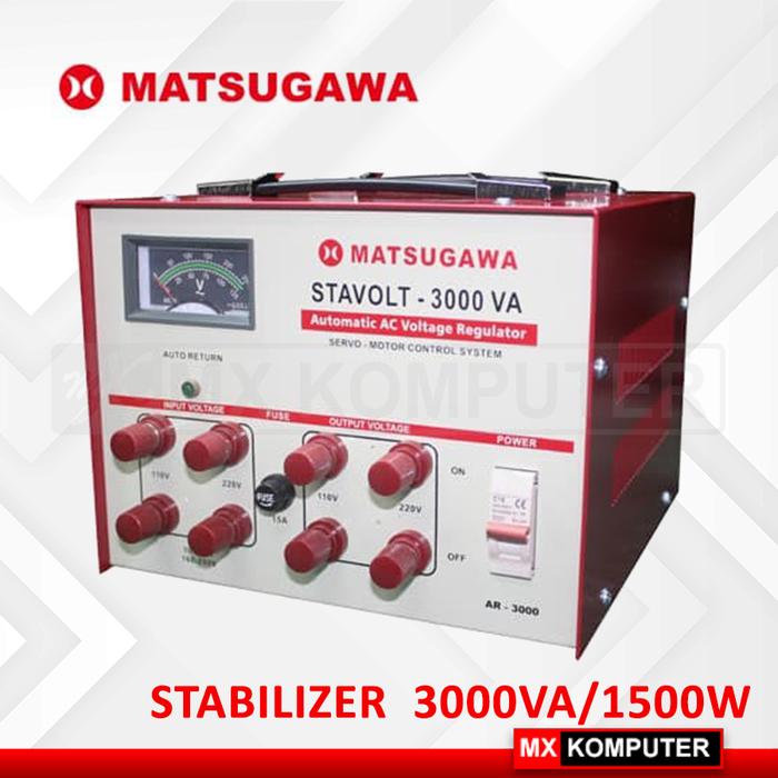 Stavolt MATSUGAWA AR 3000 Servo Motor Stabilizer 3000VA