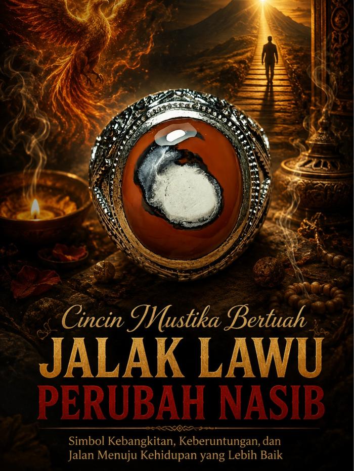 CINCIN MUSTIKA BERTUAH JALAK LAWU PERUBAH NASIB