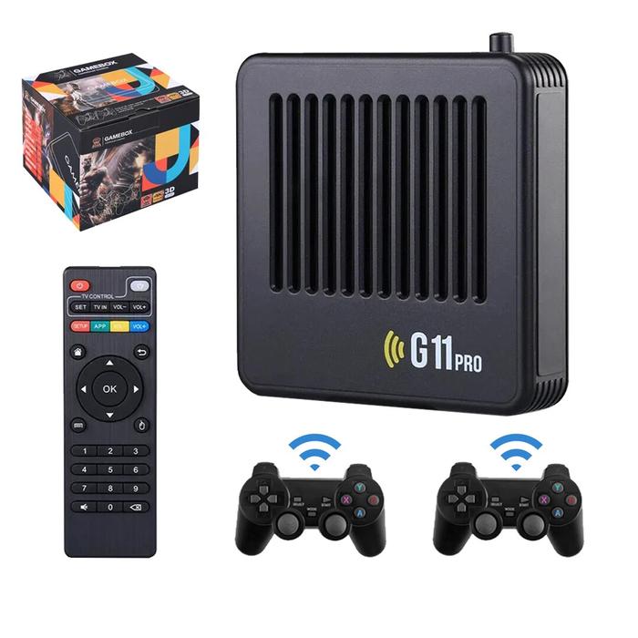 G11 Pro Retro Video Game Console Game Stick Gamepad Up to 256G 4K HD