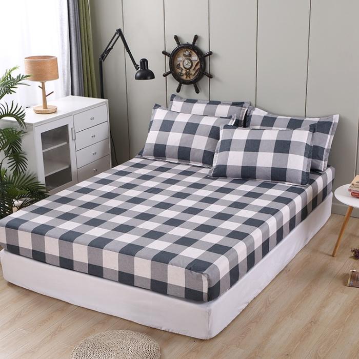 Sprei Sarung Bantal Penutup Kapas SimmonsNon-Slip & Pelindung Kasur Tahan Debu