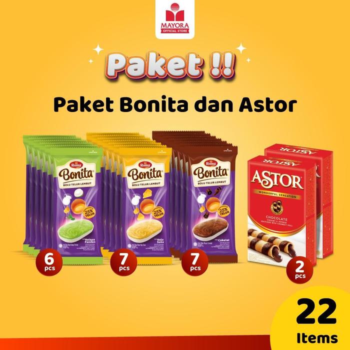 Paket Bonita dan Wafer Astor