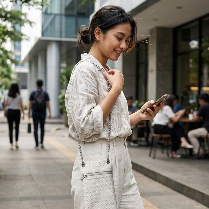 Slingphone wanita rantai /tas hp TaTaMi