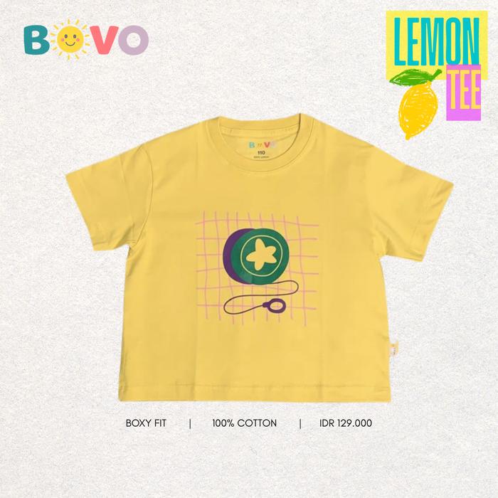 BOVO Lemon Tee Yoyo | Kaos Anak Premium