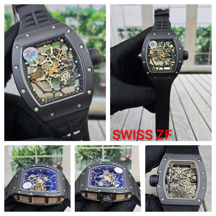 Jam Tangan Richard Mille RM 035 Rafael Nadal - Skeletonized Chronograph Watch