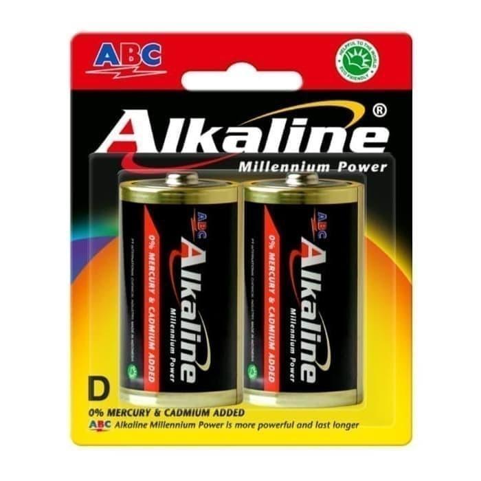 Baterai ABC Alkaline Type D / Battery Alkaline ABC LR20 Size D - Isi 2