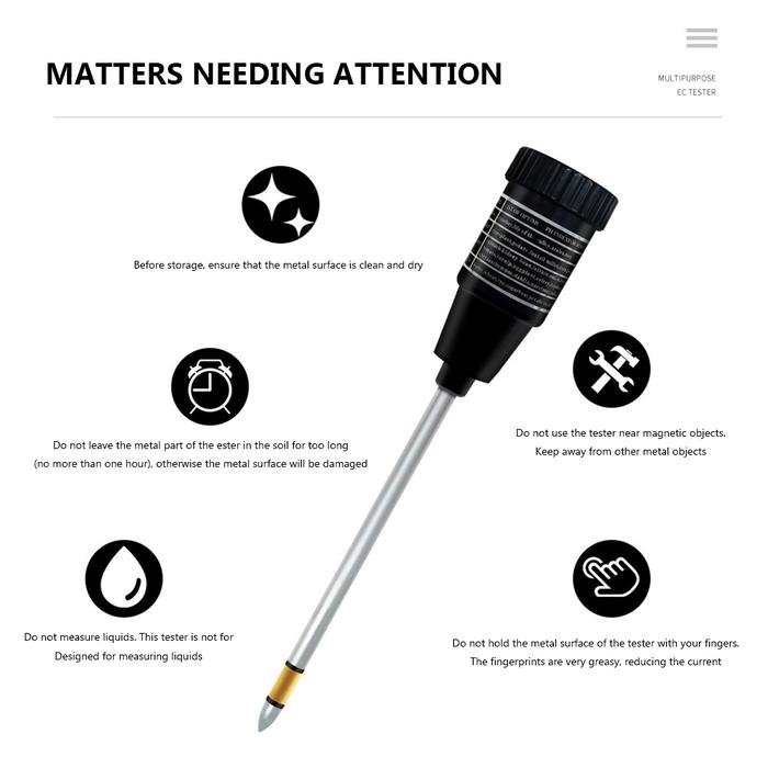 Soil Tester Professional PH Meter Soil Moisture Sensor
