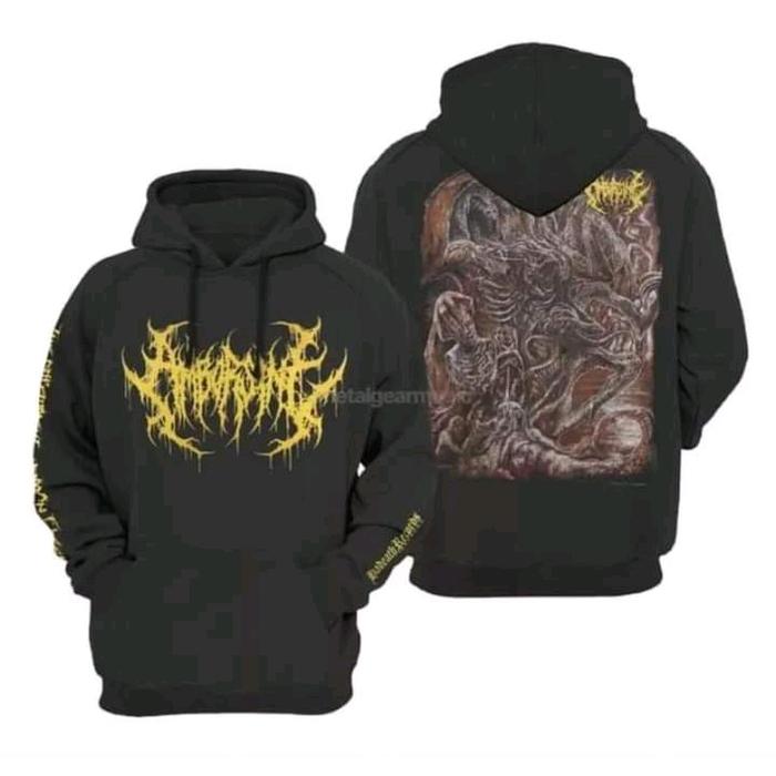 HOODIE - AMBORSINE - HUMAN - HOODIEZIPPER - Sweater Distro Pria Unisex | Fleece Hitam Tebal Ker