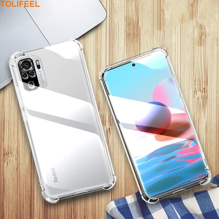 Shockproof Airbag Case For Xiaomi Redmi Note 10S 10 Pro Soft Silicone