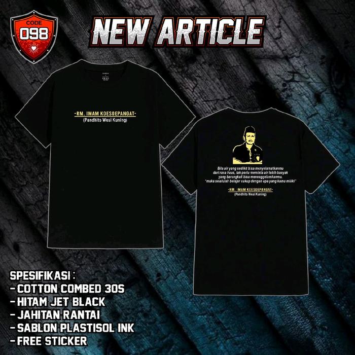 Kaos PSHT RM.IMAM KOESOEPANGAT