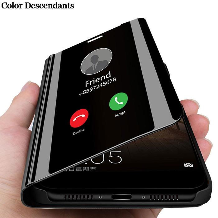 Smart Mirror Case for Oppo A53s (2020) 6.5in Cover Magnetic Flip