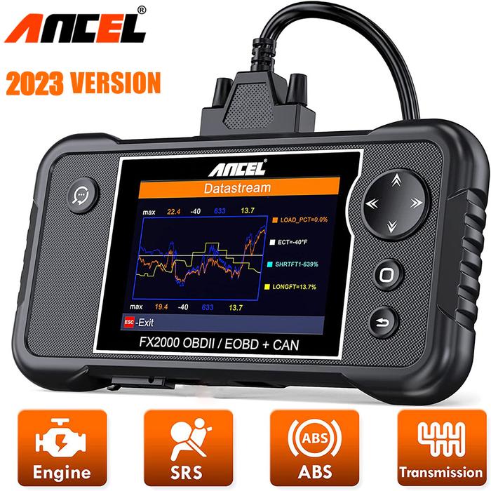 ANCEL FX2000 Car OBD2 Diagnostic Tools Automotive OBD Scanner ABS SRS