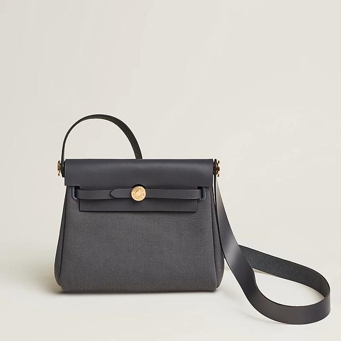 HERMES,Herbag Zip 20 bag,black