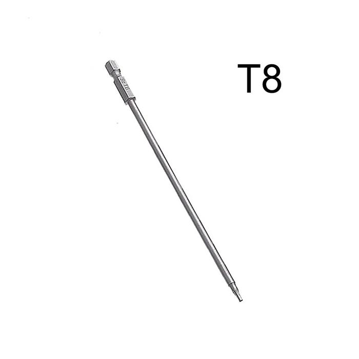 150mm  T8 T10 T15 T20 T25 T27 T30 T40 Tamper Proof Security Bit