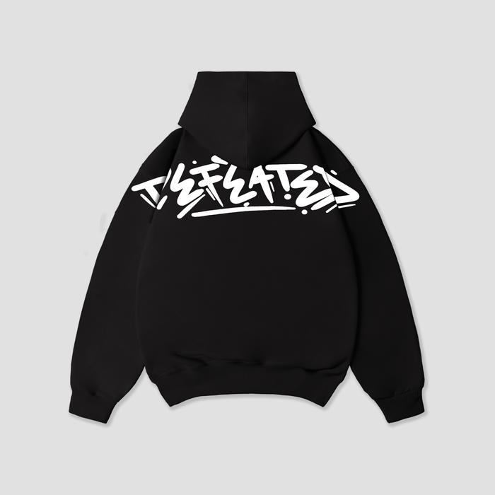 Exhale Apparel Hoodie Oversize Graft Black Pria