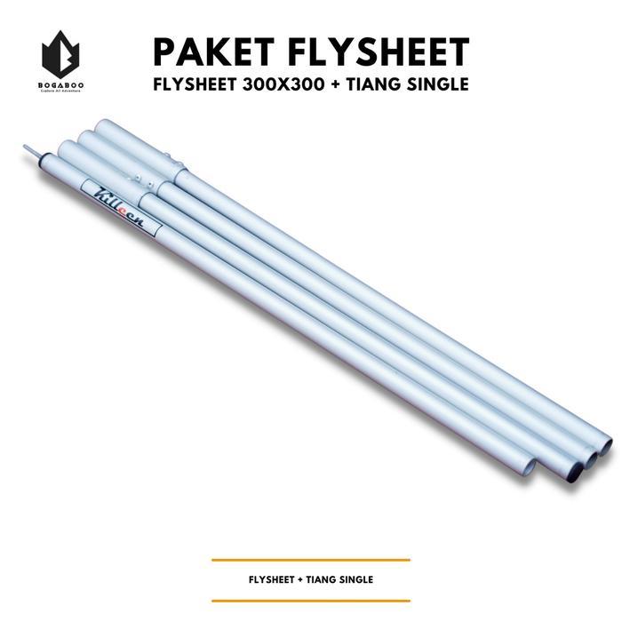 Eiger - Tiang Flysheet Single Pole Merk KILLEEN+Flysheet 3x3 - Econopack Pole