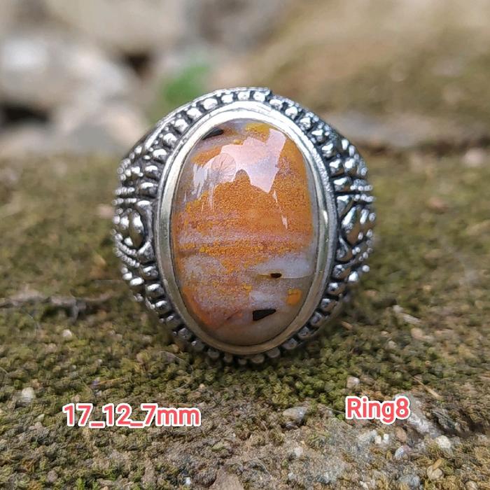 batu akik cincin pancawarna garut cristal material Darson