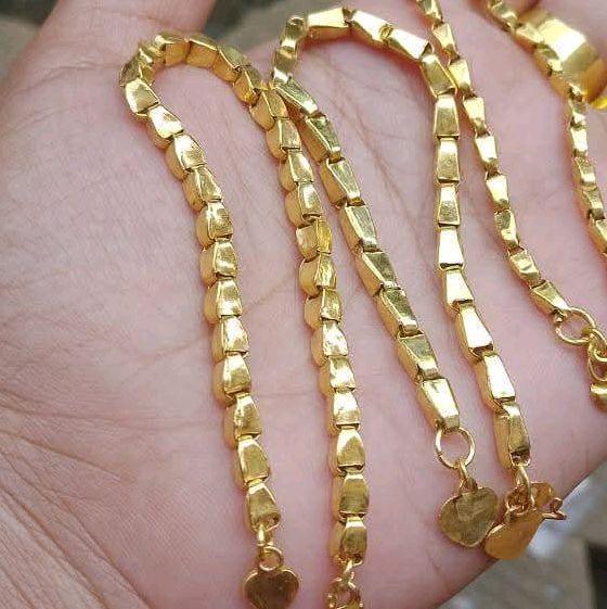 gelang padi Buntet Palembang lapis emas