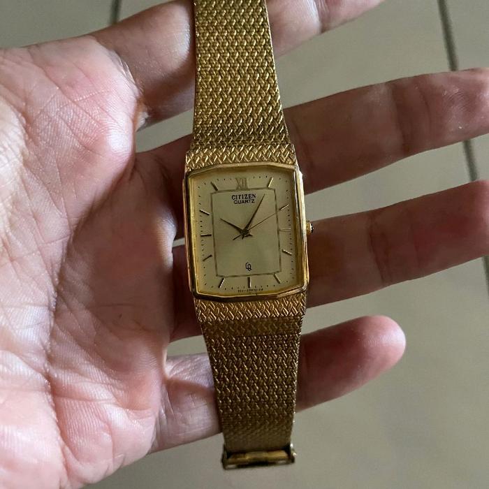JAM TANGAN SECOND VINTAGE CITIZEN TANK CHYSTRON TANK FULL ORI