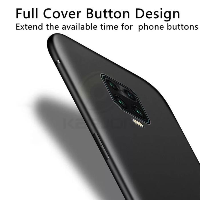 CASE XIAOMI REDMI NOTE 9 PRO PREMIUM MATTE SOFT BLACK DOFF PROTECTION CAMERA Full black PB