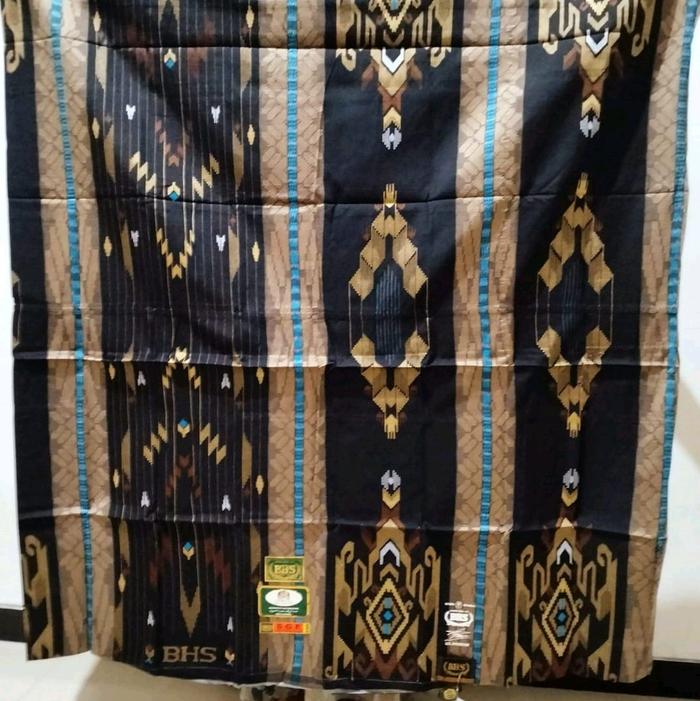 BHS SGE Mahkota Full Sutra Spunsilk Hitam Langka Mewah