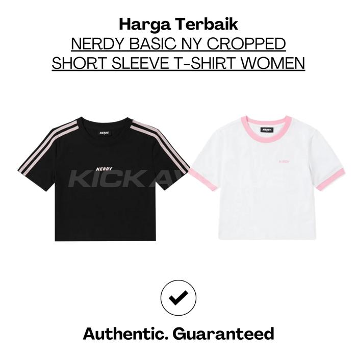 Nerdy Basic NY Cropped Short Sleeve T-Shirt
