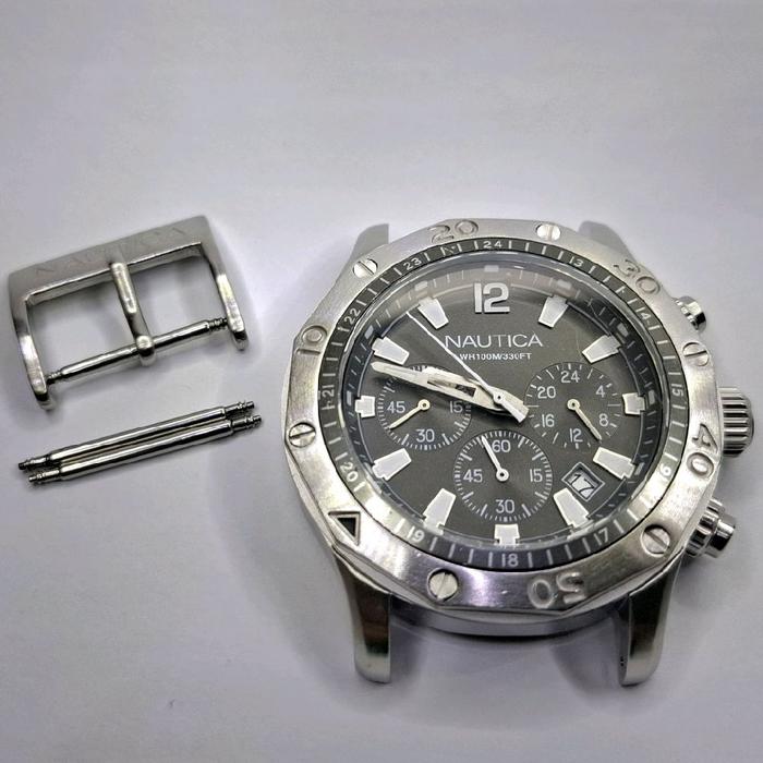 Jam Tangan Japan Quartz Nautica Nad16546G Second Bekas Murah NEGO