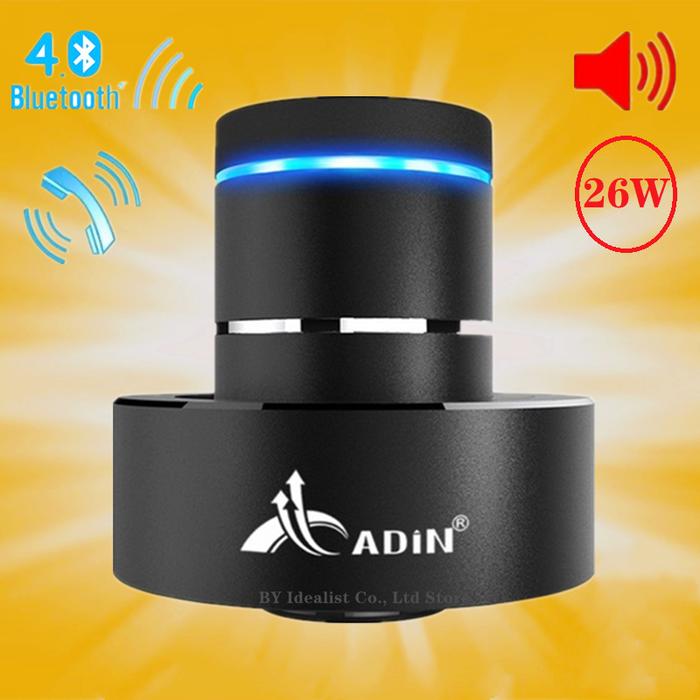 Adin Portable Bluetooth Vibration Resonance Speaker Wireless Audio