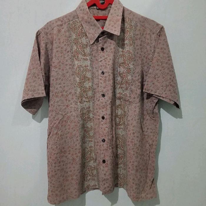 [like new] gufo kemeja batik pria