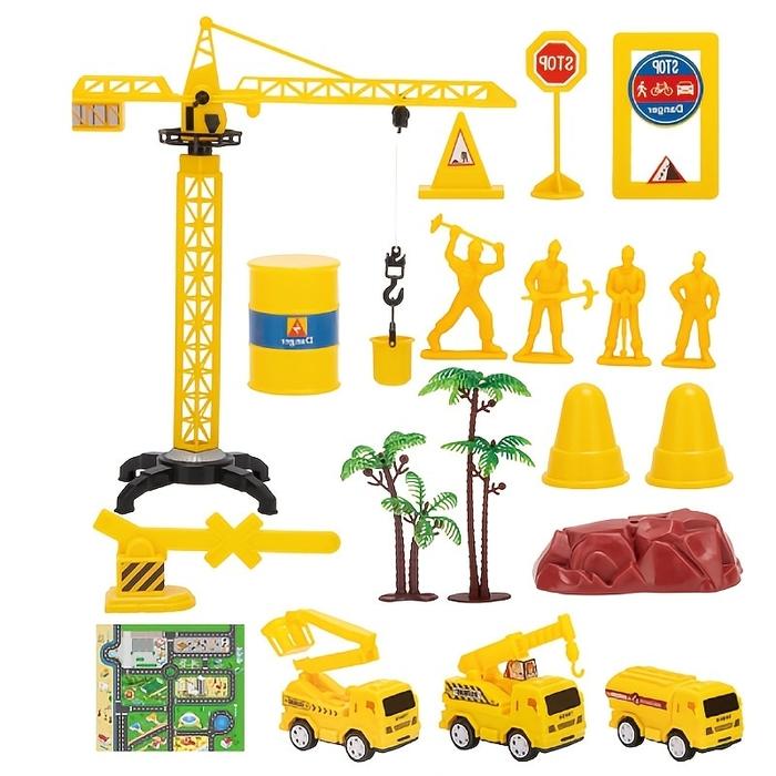 Construction Site Vehicle Play Set Construction Play Set For Kids