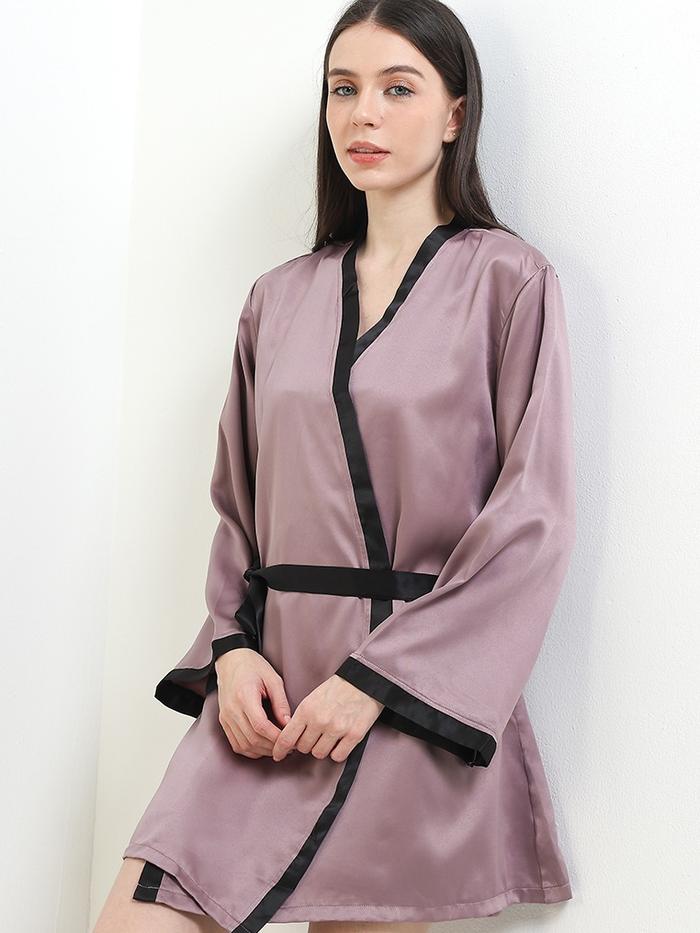Kimono Tanktop Daster Baju Tidur Wanita Anne Wintours Lilac 304 (21112025)(470)(52508 71029) Gift Ka