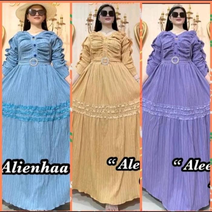 Gamis alena bahan lady crush