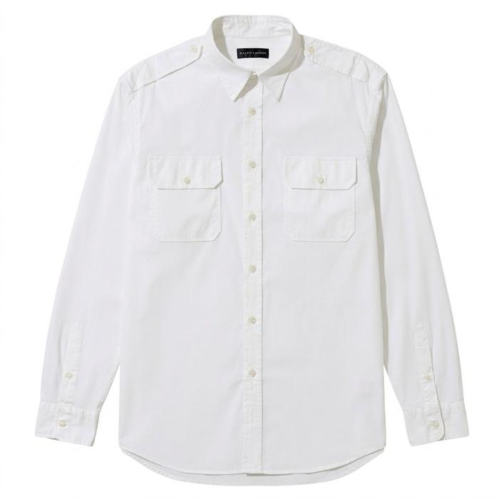Brand New - Made in Italy - Ralph Lauren Black Label - Military Pocket Shirt - Size L