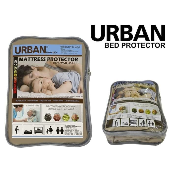 Bed Protector Urban Queen Size Sprei Waterproof 160x200 160 x 200 CM